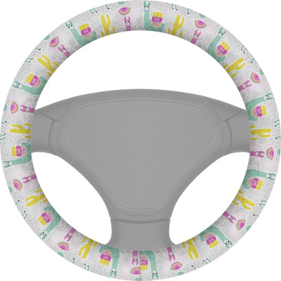 Llamas Steering Wheel Cover (Personalized)