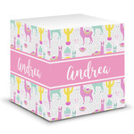 Llamas Sticky Note Cube w/ Name or Text