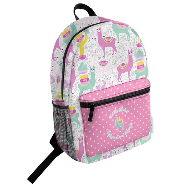 Custom Llamas Student Backpack (Personalized)