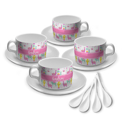 Llamas Tea Cup - Set of 4 (Personalized)