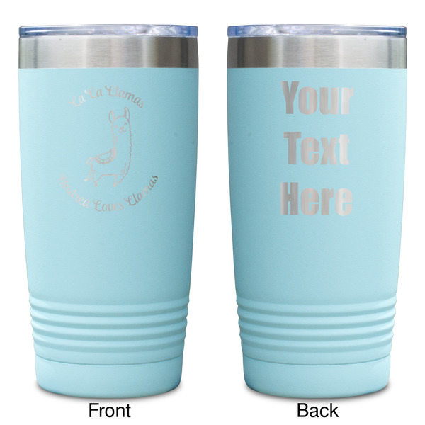 Llamas Teal Polar Camel Tumbler - 20oz -Double Sided - Approval