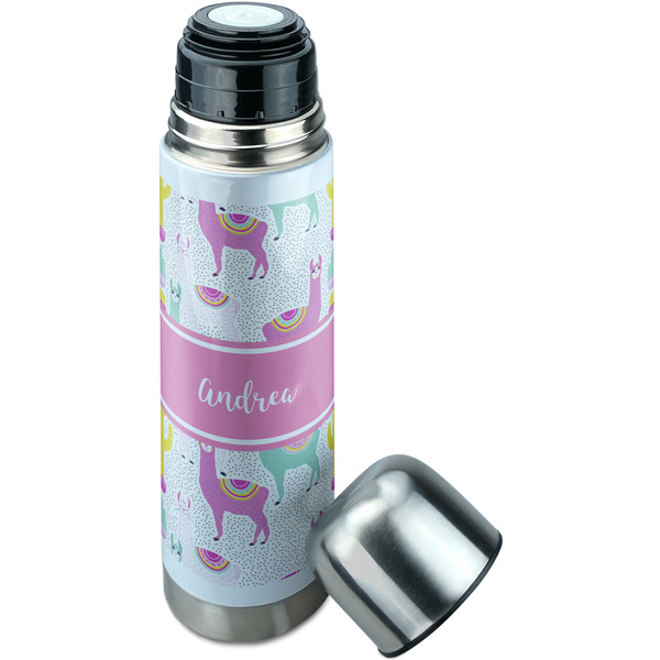 Llamas Thermos - Lid Off