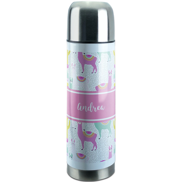 Custom Llamas Stainless Steel Thermos (Personalized)