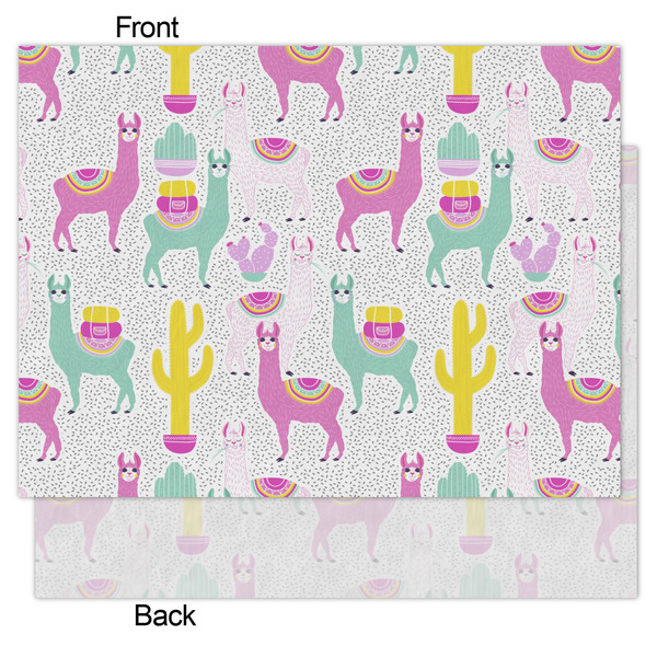 Llamas Tissue Paper - Heavyweight - Medium - Front & Back
