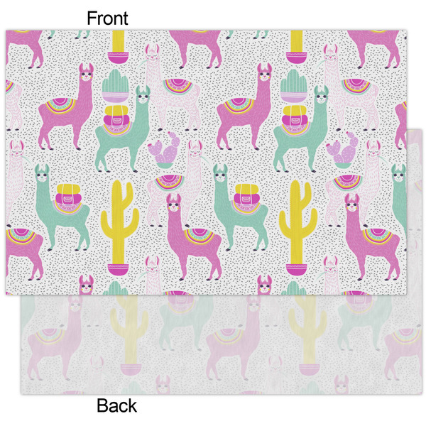 Llamas Tissue Paper - Heavyweight - XL - Front & Back