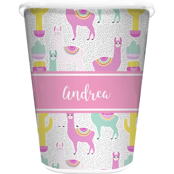 Custom Llamas Waste Basket (Personalized)