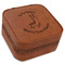 Llamas Travel Jewelry Boxes - Leather - Rawhide - Angled View