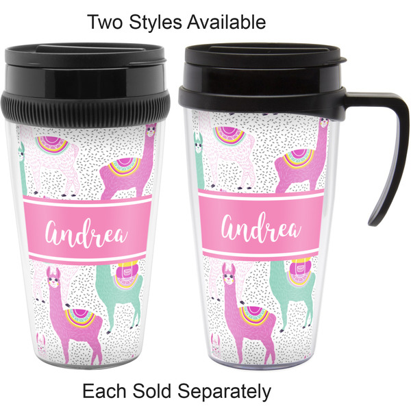 Llamas Travel Mugs - with & without Handle