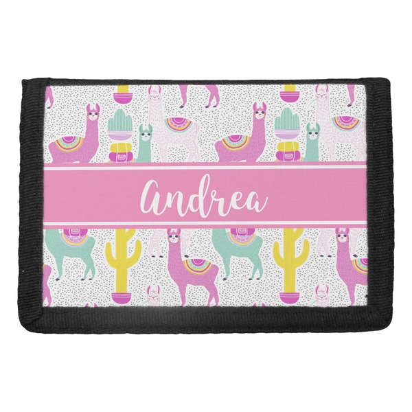 Custom Llamas Trifold Wallet (Personalized)