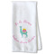 Llamas Kitchen Towel - Waffle Weave - Partial Print (Personalized)