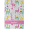 Llamas Waffle Weave Towel - Full Color Print - Approval Image