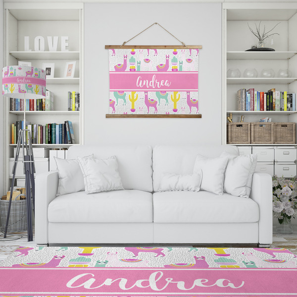 Llamas Wall Hanging Tapestry - IN CONTEXT