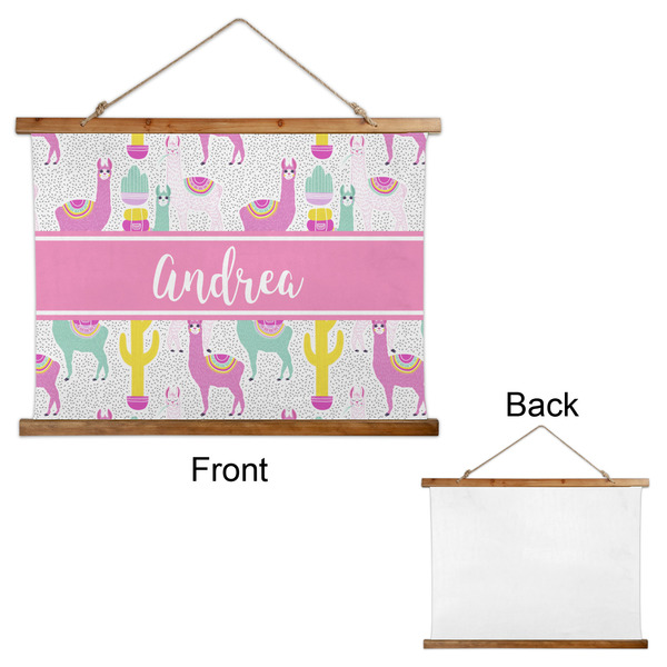 Llamas Wall Hanging Tapestry - Landscape - APPROVAL