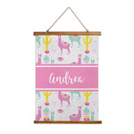 Llamas Wall Hanging Tapestry - Tall (Personalized)