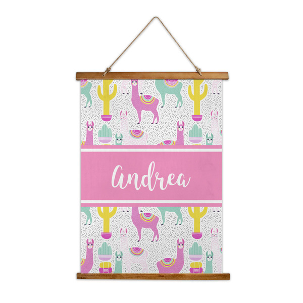 Custom Llamas Wall Hanging Tapestry - Tall (Personalized)