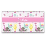 Llamas Wall Mounted Coat Rack (Personalized)