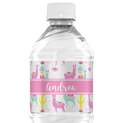 Llamas Water Bottle Labels - Custom Sized (Personalized)