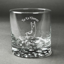 Llamas Whiskey Glass - Engraved (Personalized)