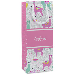 Llamas Wine Gift Bags - Gloss (Personalized)