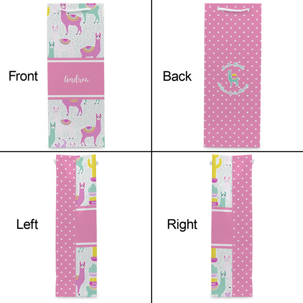 Llamas Wine Gift Bag - Matte - Approval