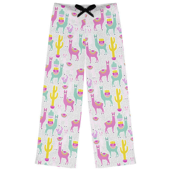 Custom Llamas Womens Pajama Pants - S