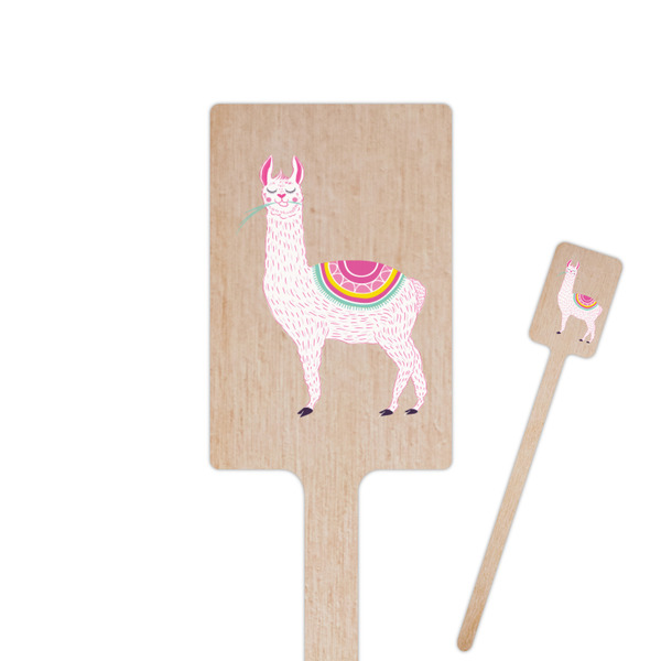Custom Llamas Rectangle Wooden Stir Sticks