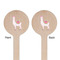 Llamas Wooden 6" Stir Stick - Round - Double Sided - Front & Back