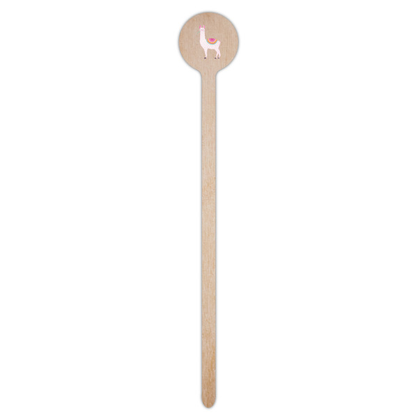 Llamas Wooden 7.5" Stir Stick - Round - Single Stick