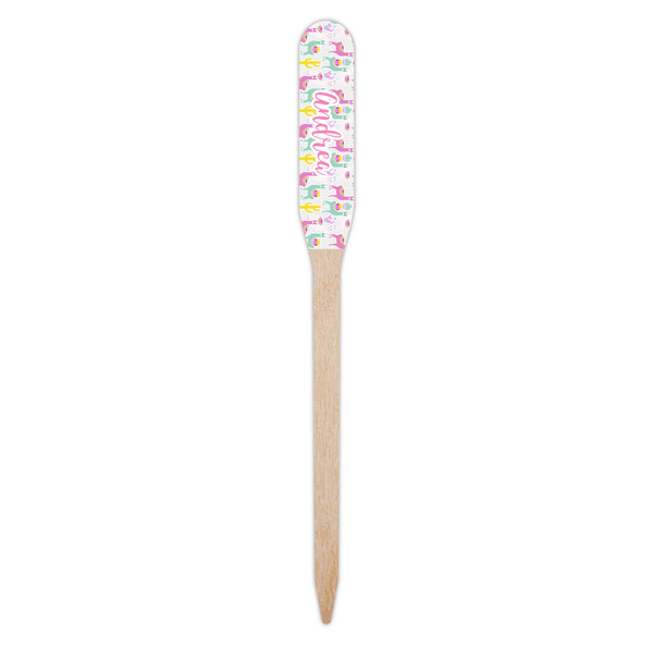 Llamas Wooden Food Pick - Paddle - Single Pick