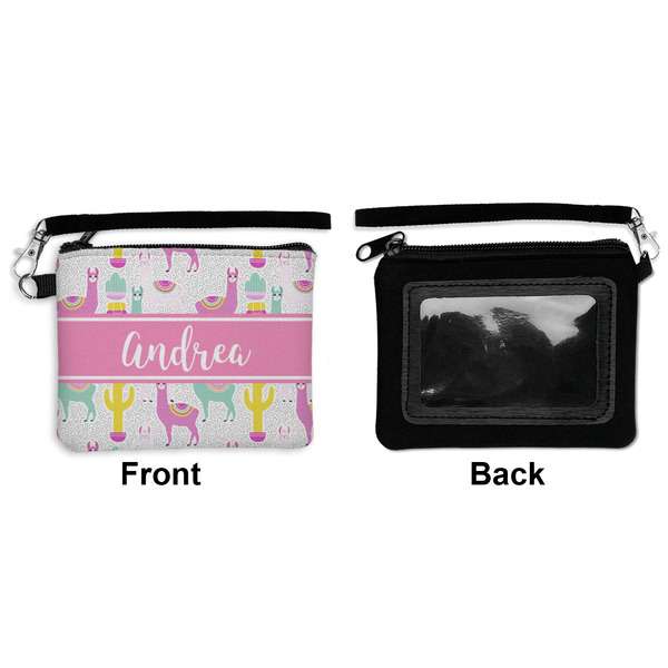 Llamas Wristlet ID Cases - Front & Back