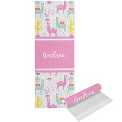 Llamas Yoga Mat - Printed Front (Personalized)