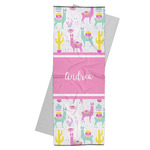 Llamas Yoga Mat Towel (Personalized)