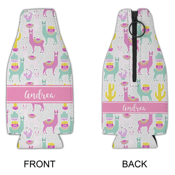 Llamas Zipper Bottle Cooler - APPROVAL