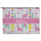 Llamas Zipper Pouch - Large - 12.5"x8.5" (Personalized)