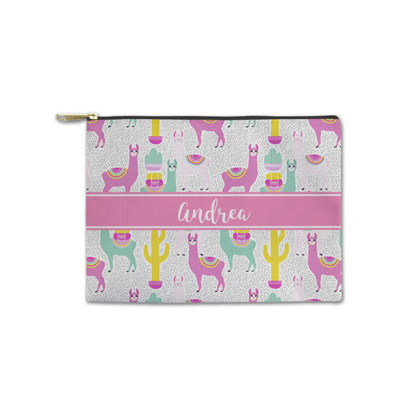 Custom Llamas Zipper Pouch - Small - 8.5"x6" (Personalized)