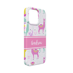 Llamas iPhone Case - Plastic - iPhone 13 Mini (Personalized)