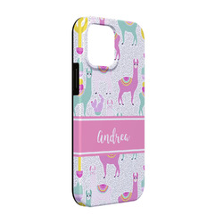 Llamas iPhone Case - Rubber Lined - iPhone 13 Pro (Personalized)
