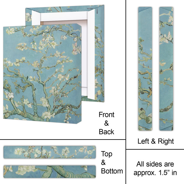 Almond Blossoms (Van Gogh) 11x14 - Canvas Print - Approval