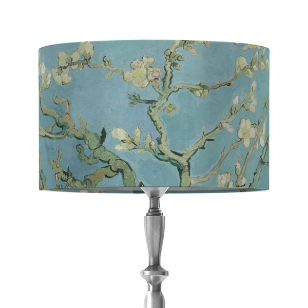 Custom Almond Blossoms (Van Gogh) 12" Drum Lamp Shade - Fabric