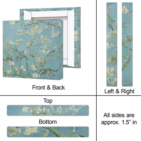 Almond Blossoms (Van Gogh) 12x12 - Canvas Print - Approval