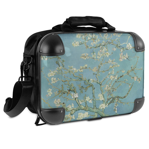 Custom Almond Blossoms (Van Gogh) Hard Shell Briefcase