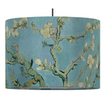 Almond Blossoms (Van Gogh) 16" Drum Pendant Lamp - Fabric