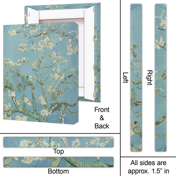 Almond Blossoms (Van Gogh) 16x20 - Canvas Print - Approval