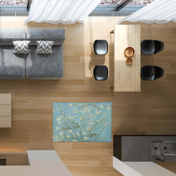 Almond Blossoms (Van Gogh) 2'x3' Indoor Area Rugs - IN CONTEXT