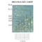 Almond Blossoms (Van Gogh) 2'x3' Indoor Area Rugs - Size Chart