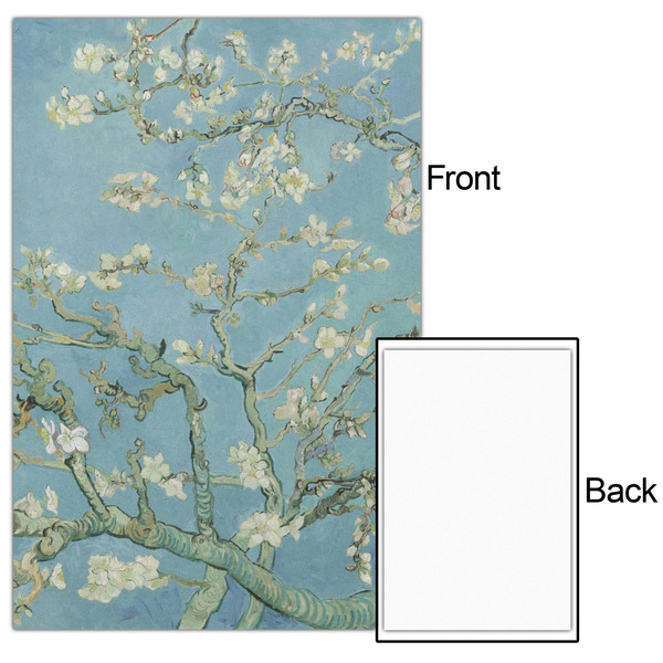 Almond Blossoms (Van Gogh) 24x36 - Matte Poster - Front & Back