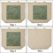Almond Blossoms (Van Gogh) 3 Reusable Cotton Grocery Bags - Front & Back View