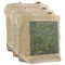 Almond Blossoms (Van Gogh) 3 Reusable Cotton Grocery Bags - Front View