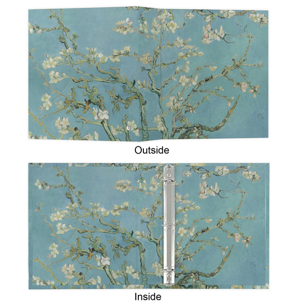 Almond Blossoms (Van Gogh) 3 Ring Binders - Full Wrap - 1" - APPROVAL