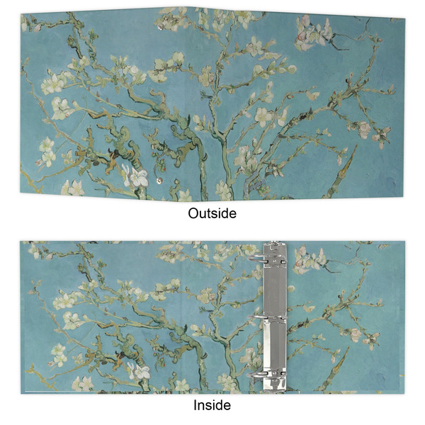 Almond Blossoms (Van Gogh) 3 Ring Binders - Full Wrap - 3" - APPROVAL